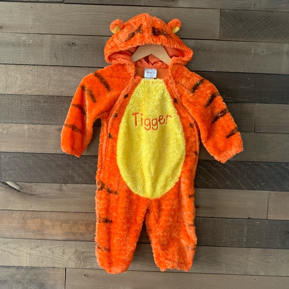 Disney Costumes Disney Store Kids Hooded Tigger Halloween Costume